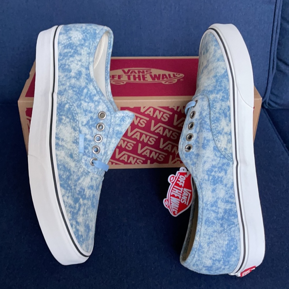 Vans WMNS Authentic Denim dstry Winter Sky/Marshmallow Sneakers - Picture 12 of 16